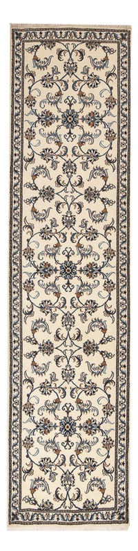 Tapis de couloir Tapis persan - Nain - 310 x 77 cm - beige