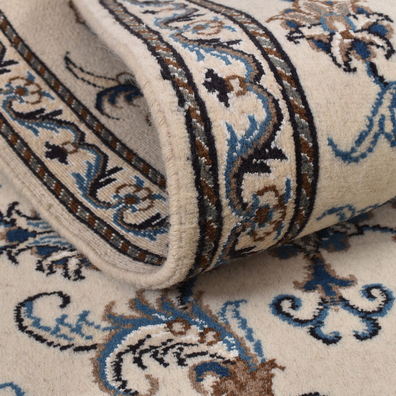 Tapis de couloir Tapis persan - Nain - 310 x 77 cm - beige
