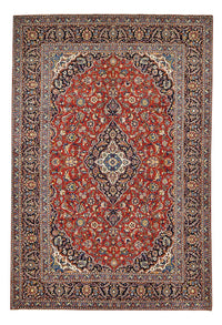 Tapis persan - Keshan - 392 x 264 cm - rouge