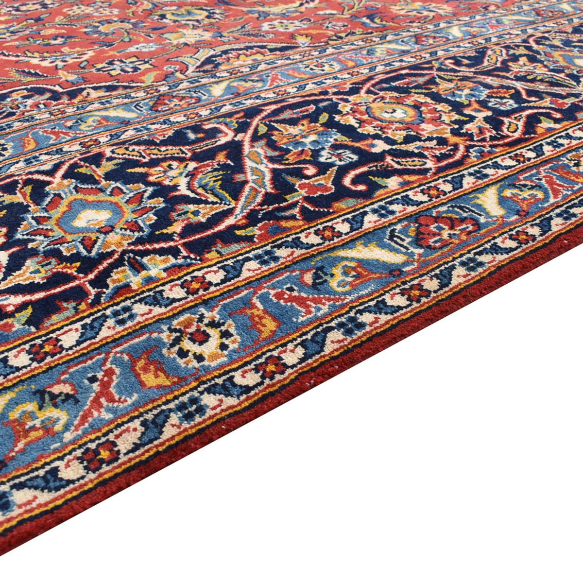 Tapis persan - Keshan - 392 x 264 cm - rouge