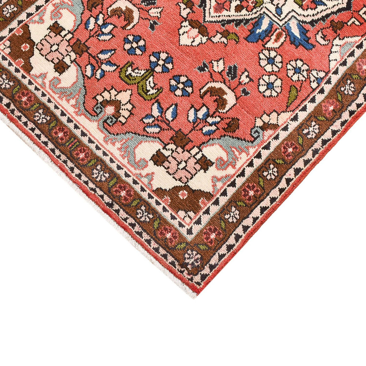 Tapis persan - Nomadic - 127 x 70 cm - rouge clair