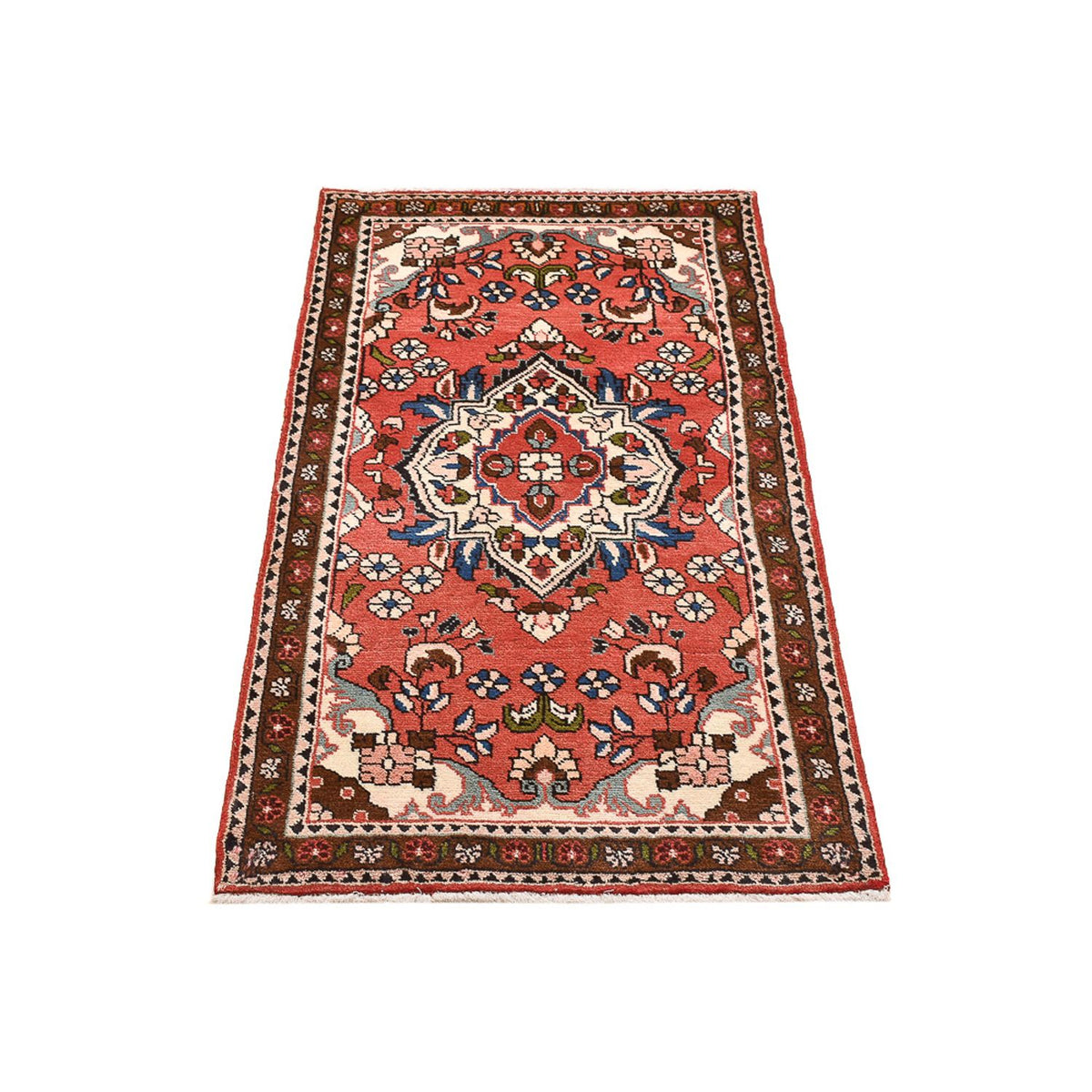 Tapis persan - Nomadic - 127 x 70 cm - rouge clair