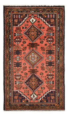 Tapis persan - Nomadic - 124 x 72 cm - rouge clair