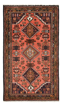 Tapis persan - Nomadic - 124 x 72 cm - rouge clair