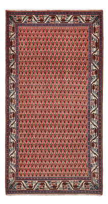 Tapis persan - Mir - 135 x 71 cm - rouge clair