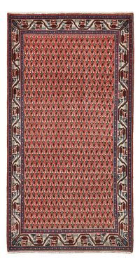 Tapis persan - Mir - 135 x 71 cm - rouge clair