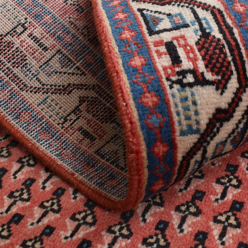 Tapis persan - Mir - 135 x 71 cm - rouge clair