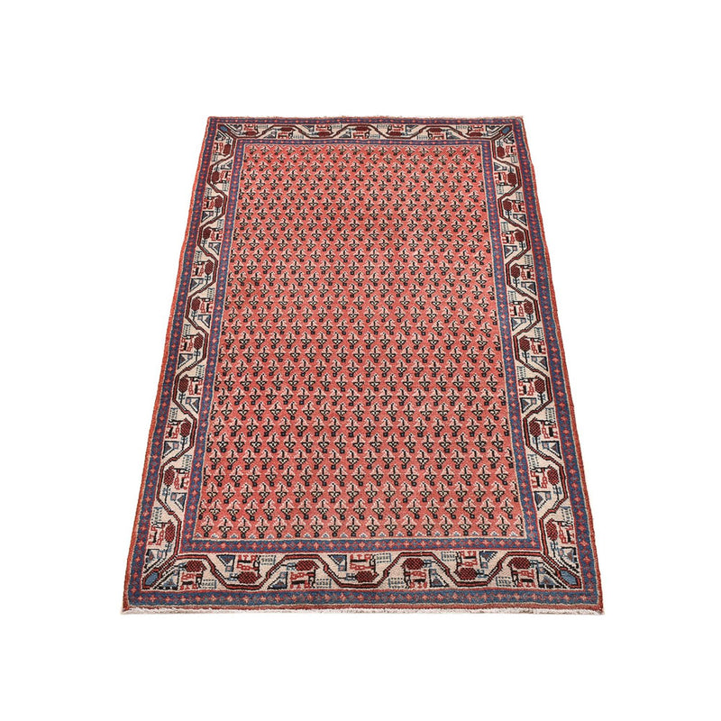 Tapis persan - Mir - 135 x 71 cm - rouge clair