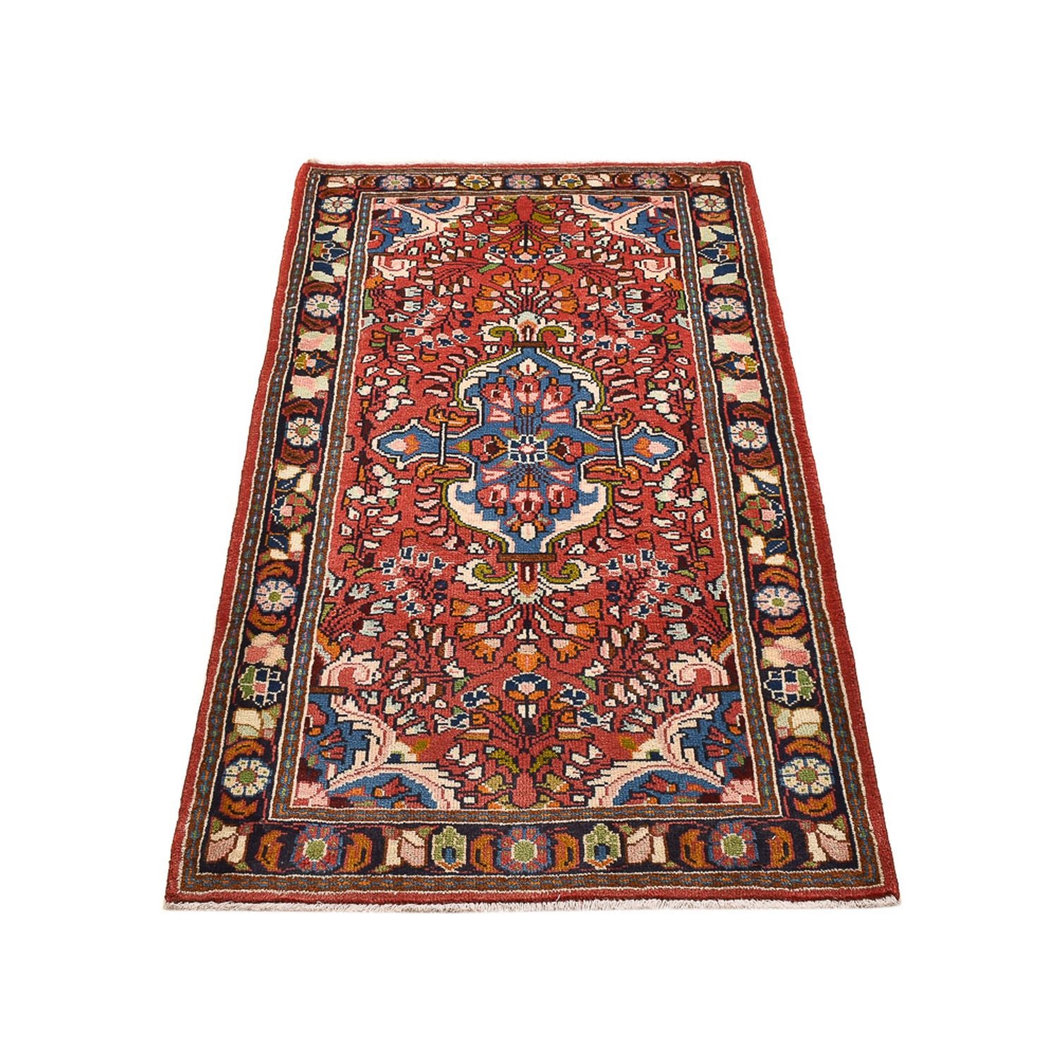 Tapis persan - Nomadic - 142 x 76 cm - rouge