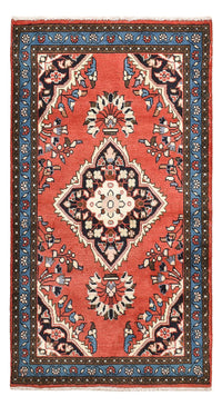 Tapis persan - Nomadic - 129 x 70 cm - rouge clair