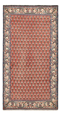 Tapis persan - Mir - 123 x 62 cm - rouge clair