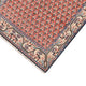 Tapis persan - Mir - 123 x 62 cm - rouge clair