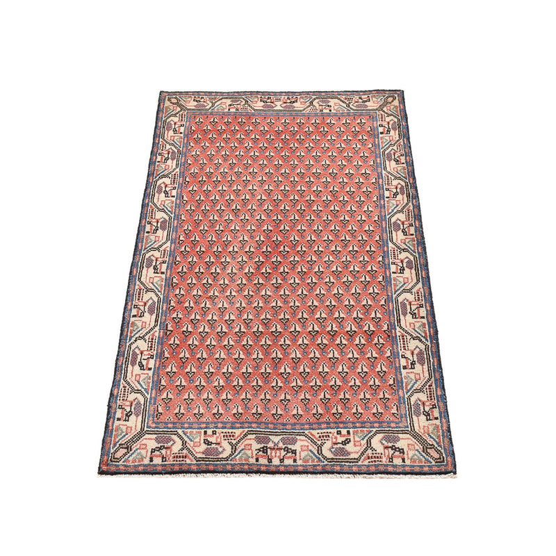 Tapis persan - Mir - 123 x 62 cm - rouge clair