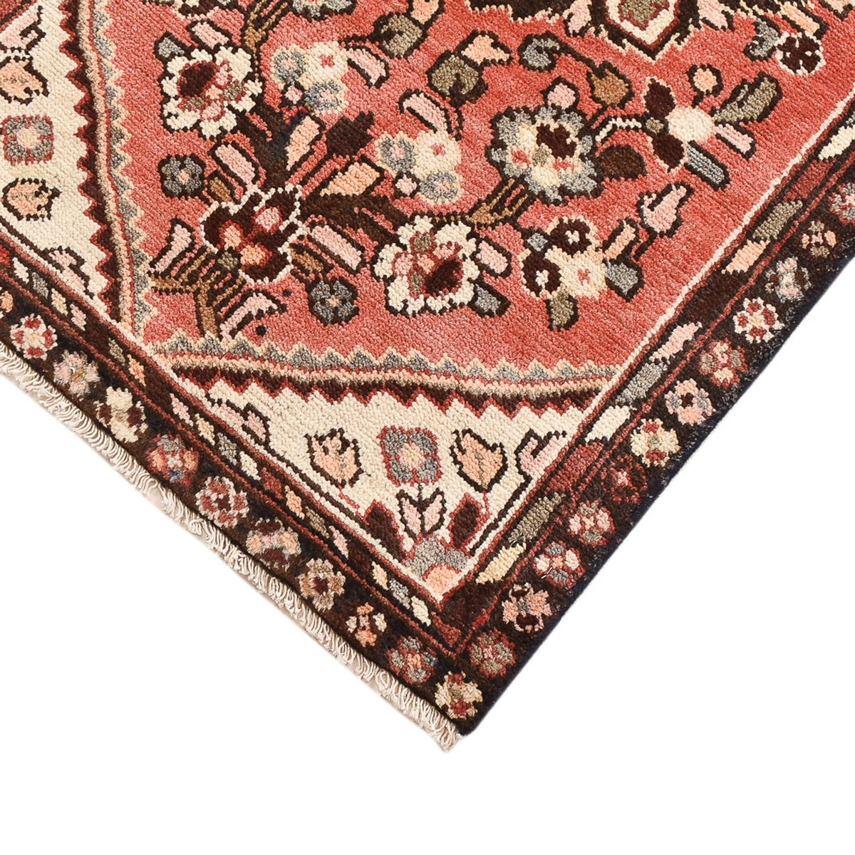 Tapis persan - Nomadic - 120 x 65 cm - rouge clair