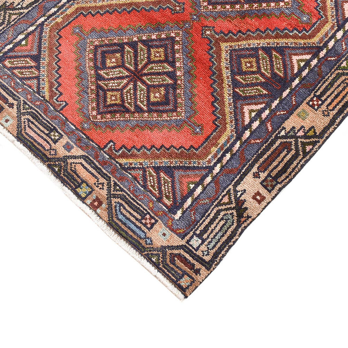 Tapis persan - Nomadic - 119 x 70 cm - rouge