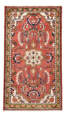 Tapis persan - Nomadic - 132 x 75 cm - rouge clair