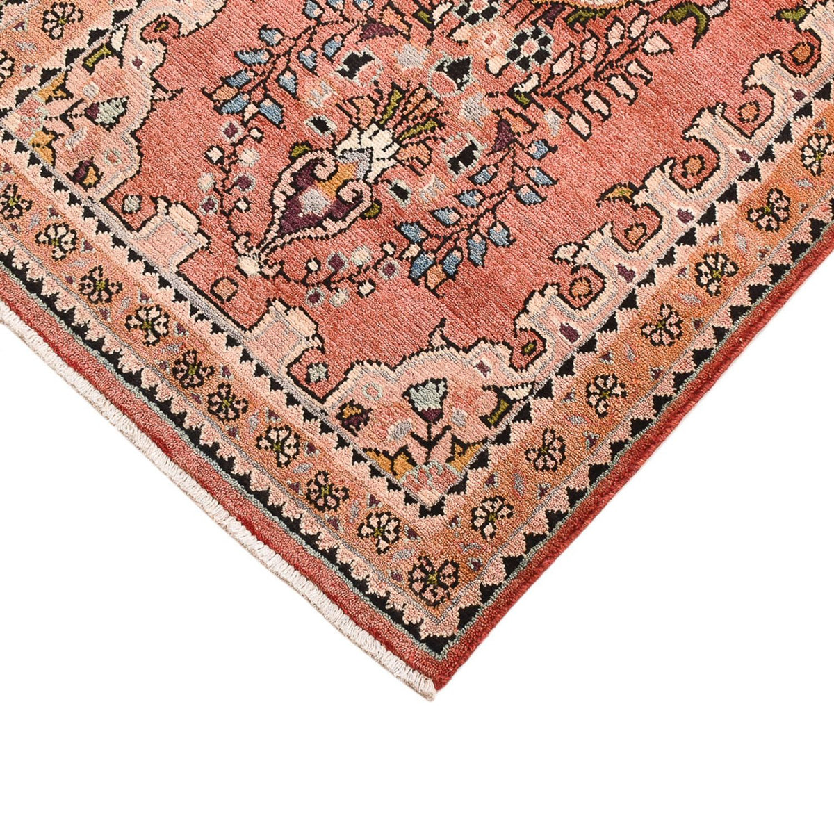 Tapis de couloir Tapis persan - Nomadic - 160 x 73 cm - rouge