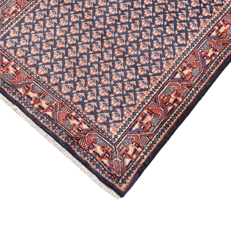 Tapis persan - Mir - 129 x 63 cm - rouge foncé