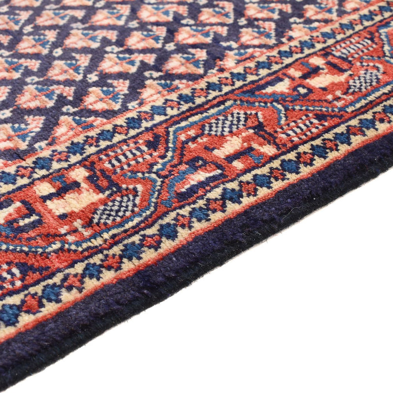 Tapis persan - Mir - 129 x 63 cm - rouge foncé