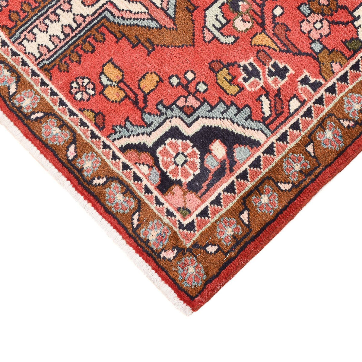 Tapis persan - Nomadic - 107 x 76 cm - rouge
