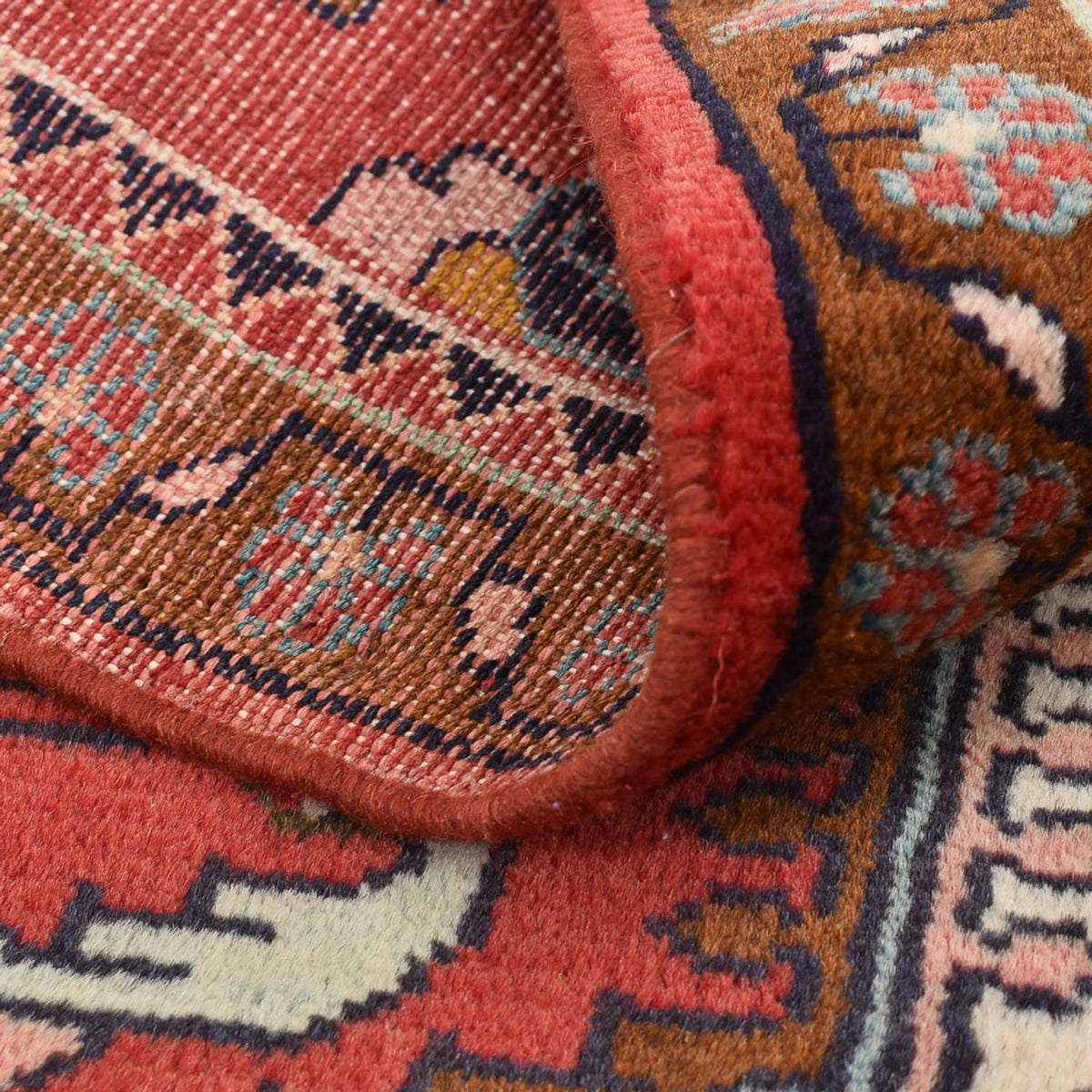 Tapis persan - Nomadic - 107 x 76 cm - rouge