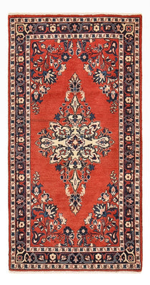 Tapis persan - Classique - 127 x 65 cm - rouge