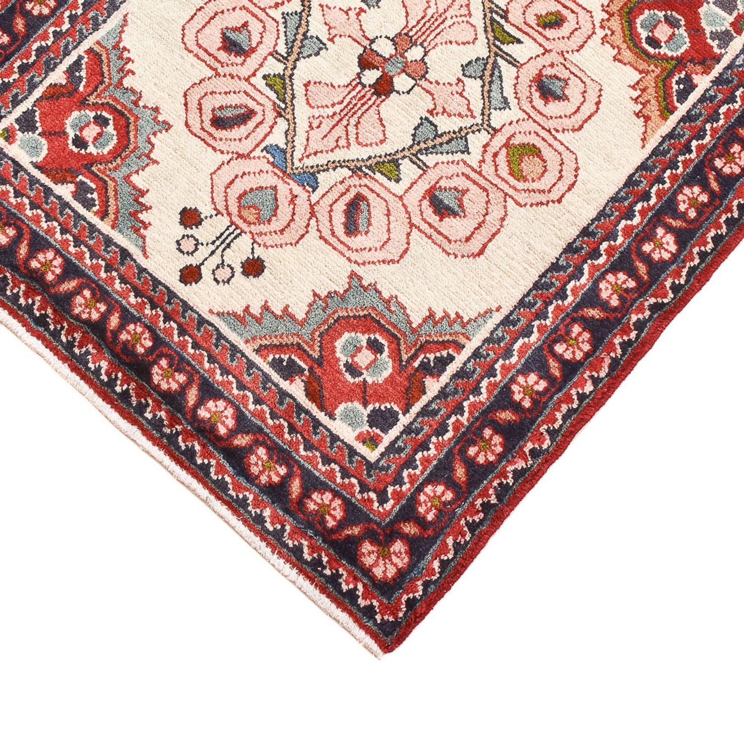 Tapis persan - Nomadic - 128 x 68 cm - beige