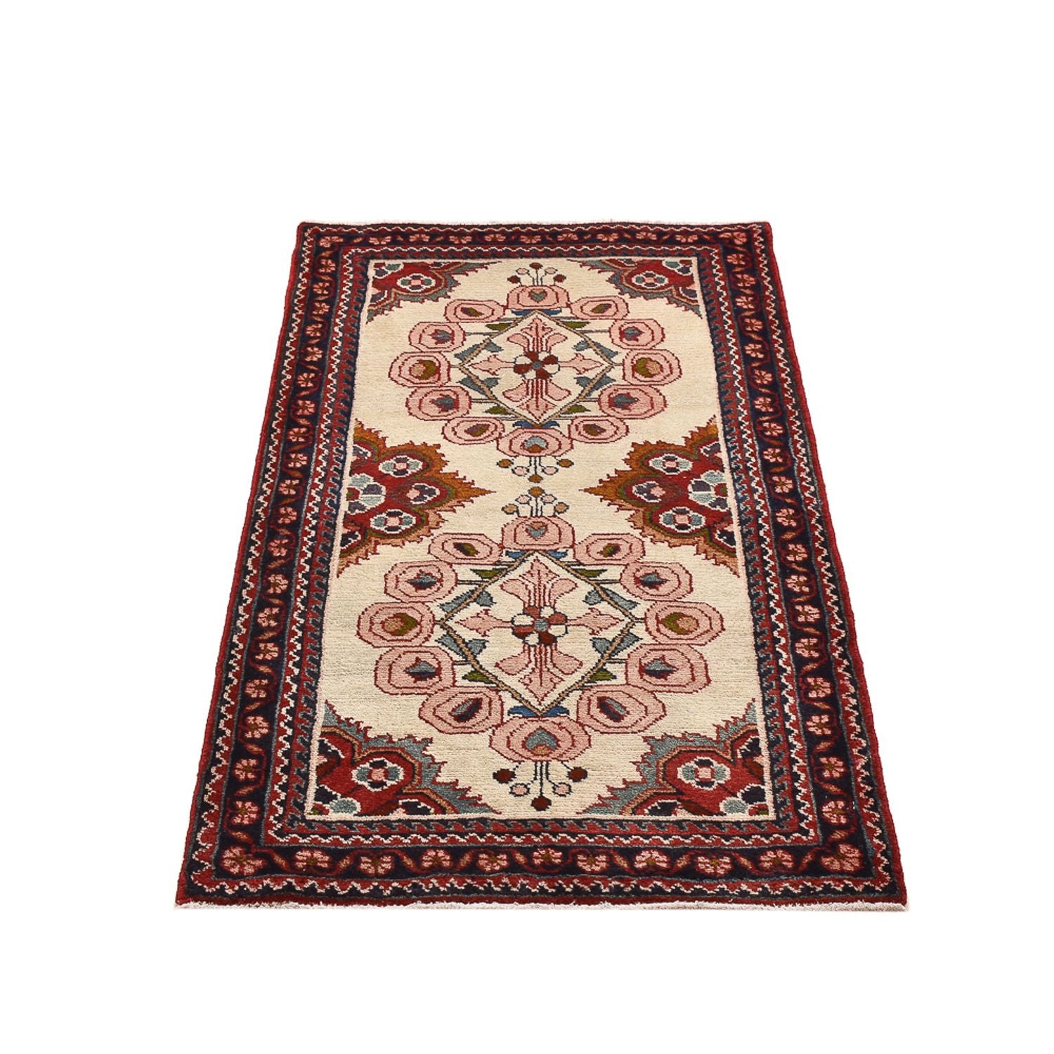 Tapis persan - Nomadic - 128 x 68 cm - beige