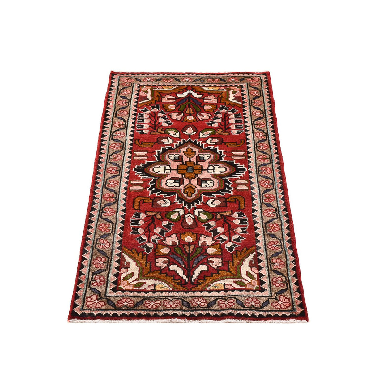 Tapis persan - Nomadic - 128 x 60 cm - rouge