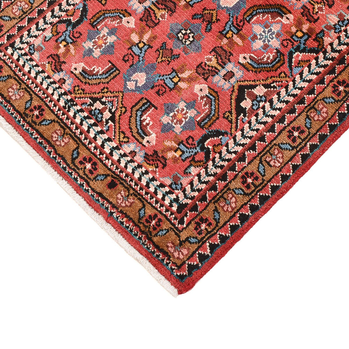 Tapis persan - Nomadic - 107 x 70 cm - rouge clair