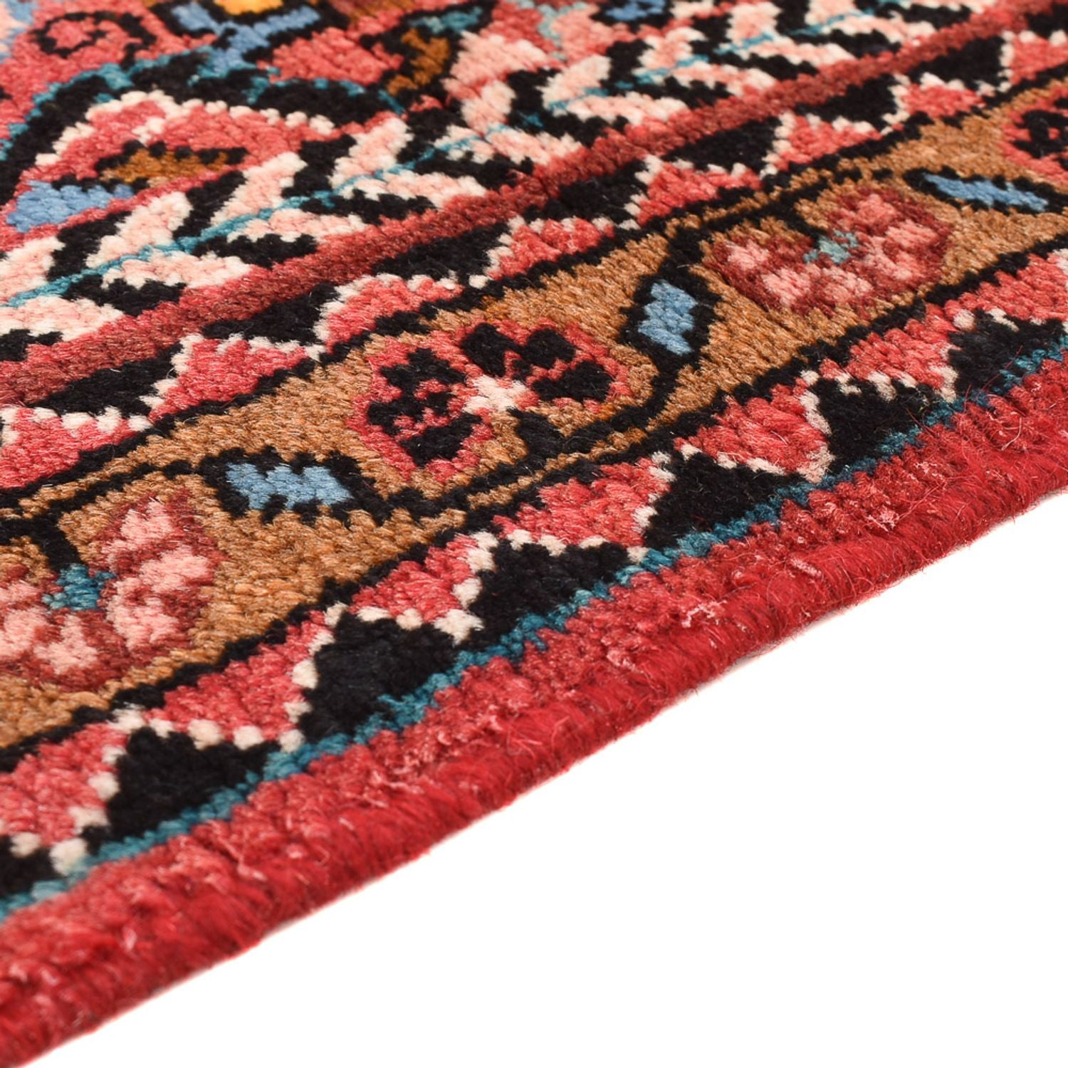 Tapis persan - Nomadic - 107 x 70 cm - rouge clair