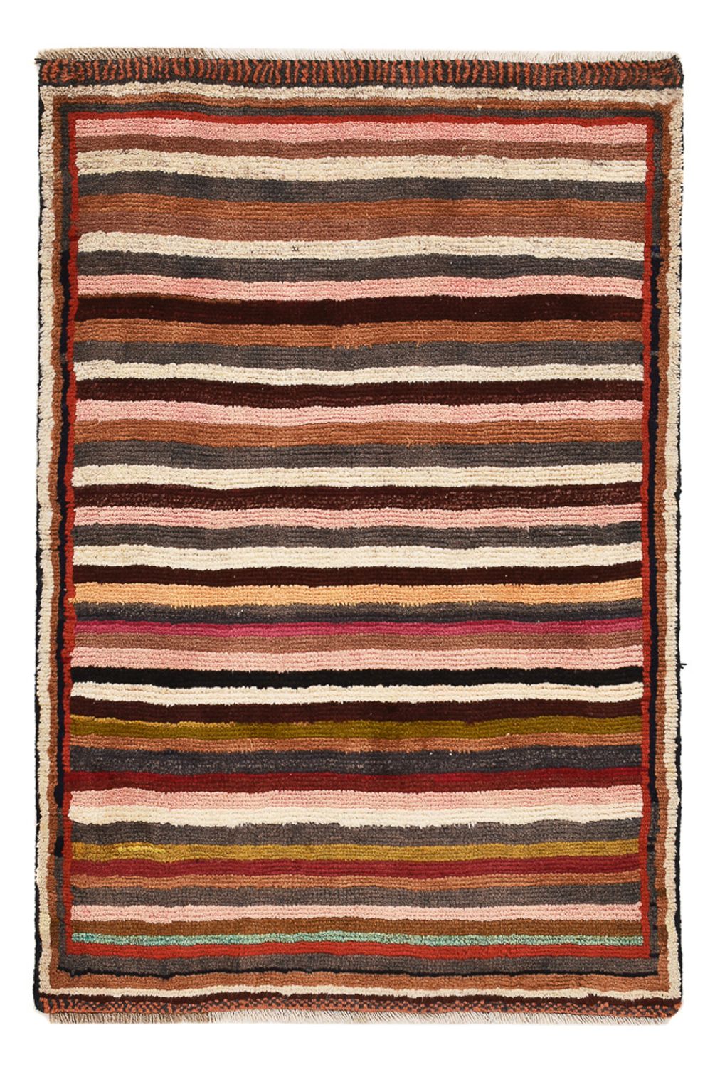 Tapis Gabbeh - Persan - 109 x 73 cm - multicolore