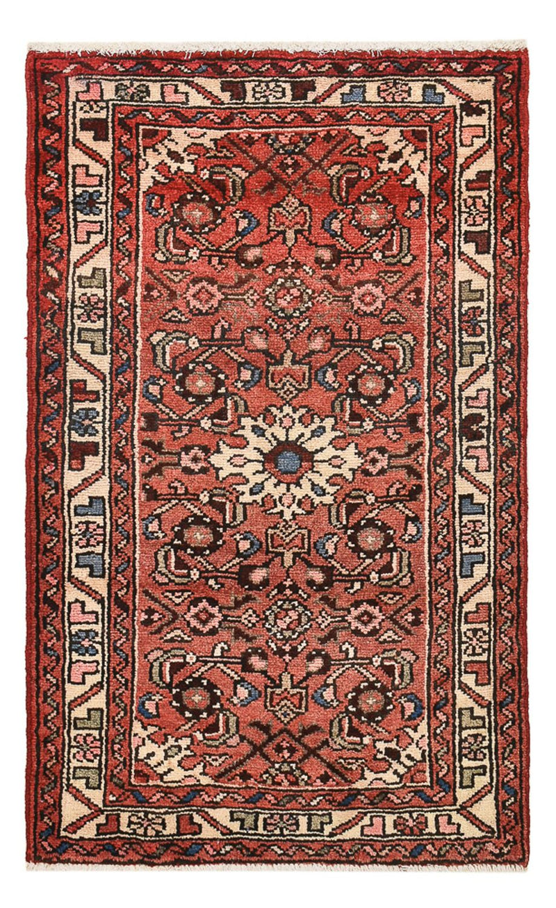 Tapis persan - Nomadic - 106 x 67 cm - rouge clair