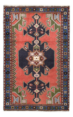 Tapis persan - Nomadic - 123 x 76 cm - rouge clair