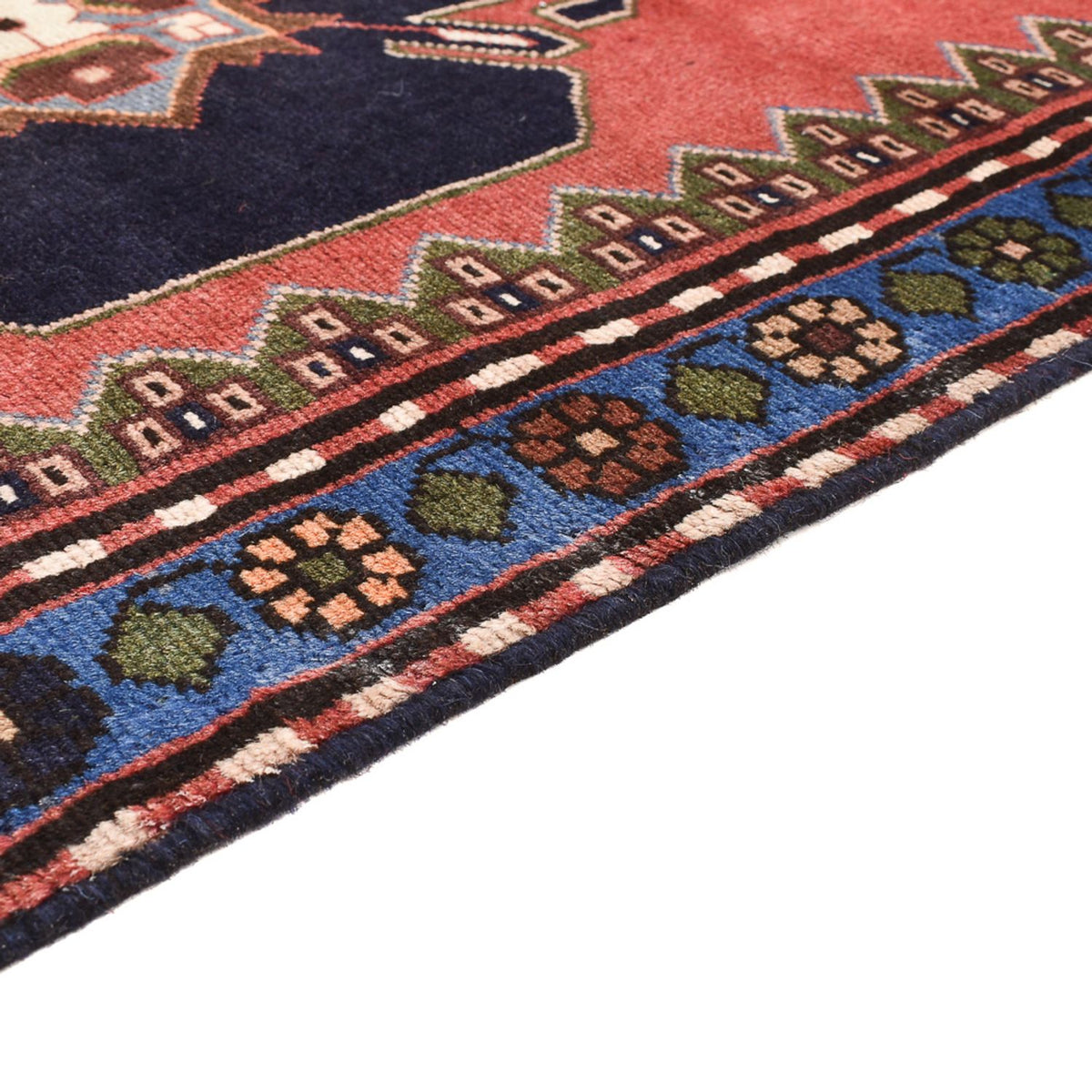 Tapis persan - Nomadic - 123 x 76 cm - rouge clair