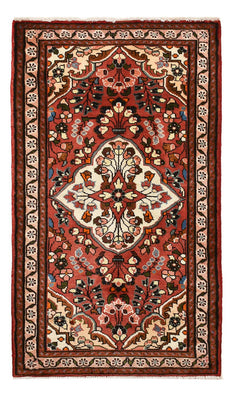 Tapis persan - Nomadic - 136 x 76 cm - rouge foncé