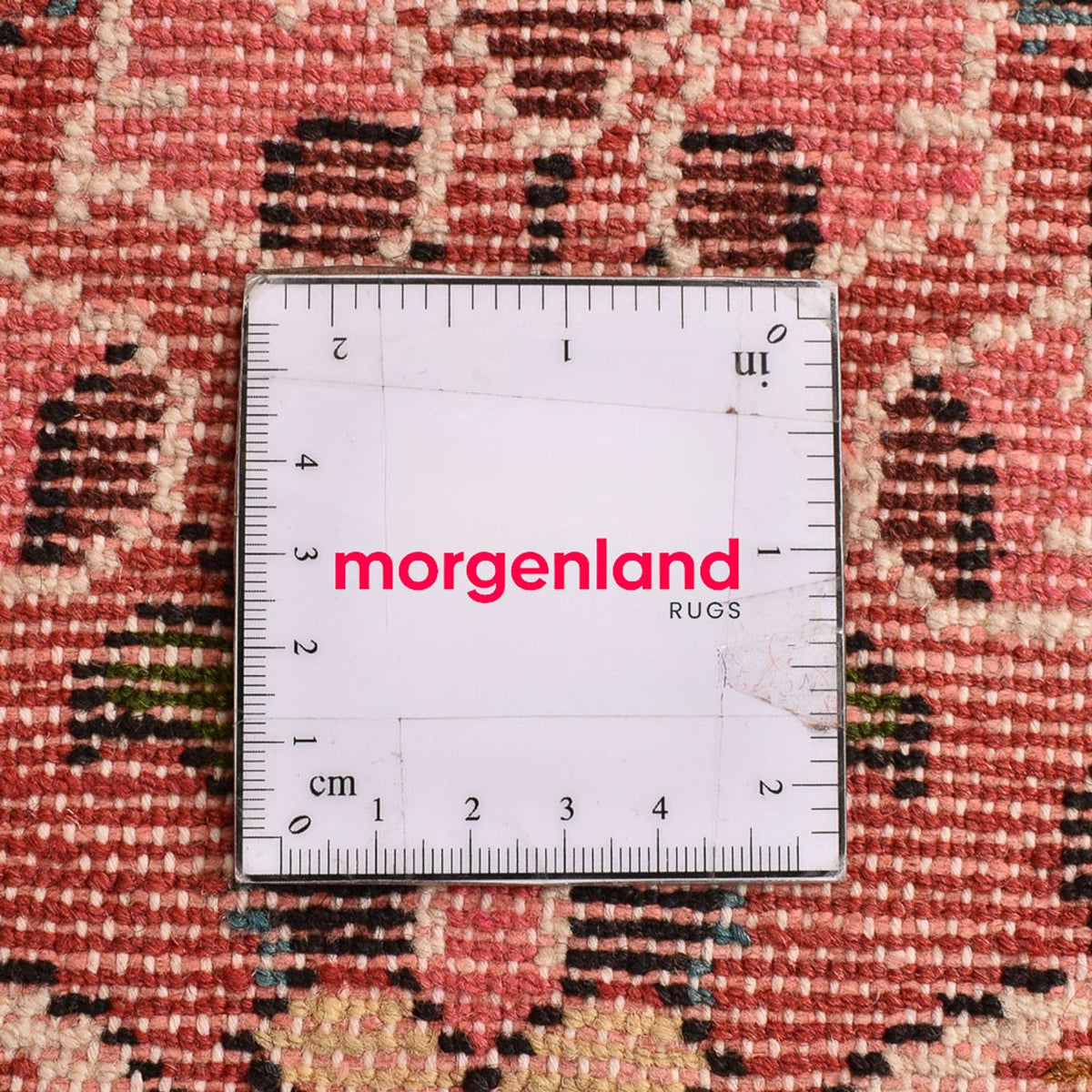 Tapis persan - Nomadic - 136 x 76 cm - rouge foncé