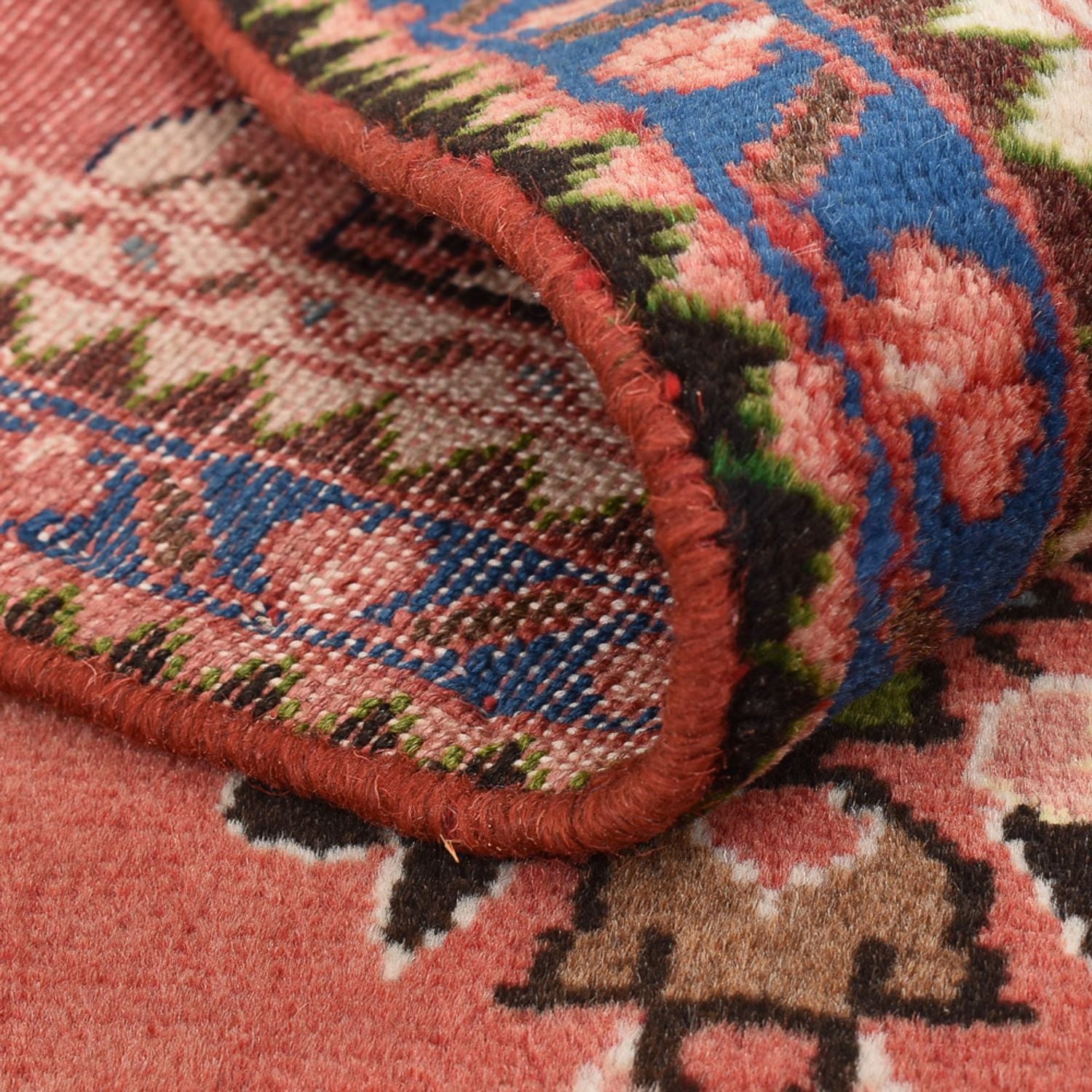 Tapis persan - Nomadic - 110 x 67 cm - rouge clair