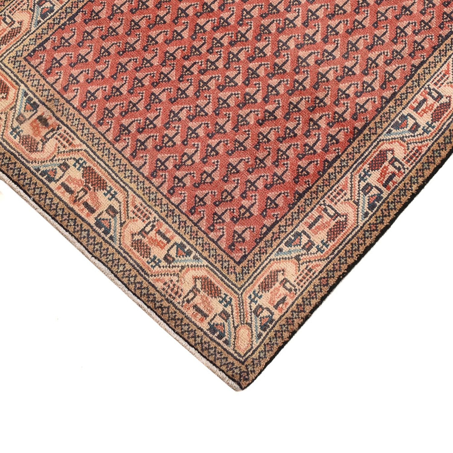 Tapis persan - Mir - 127 x 61 cm - rouge clair