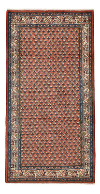 Tapis persan - Mir - 139 x 68 cm - rouge foncé