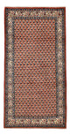 Tapis persan - Mir - 139 x 68 cm - rouge foncé