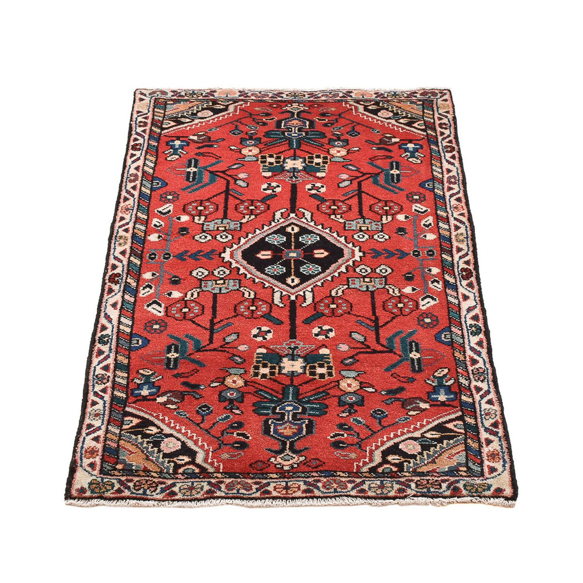 Tapis persan - Nomadic - 105 x 63 cm - rouge