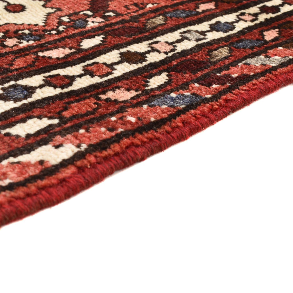 Tapis persan - Nomadic - 140 x 64 cm - rouge clair