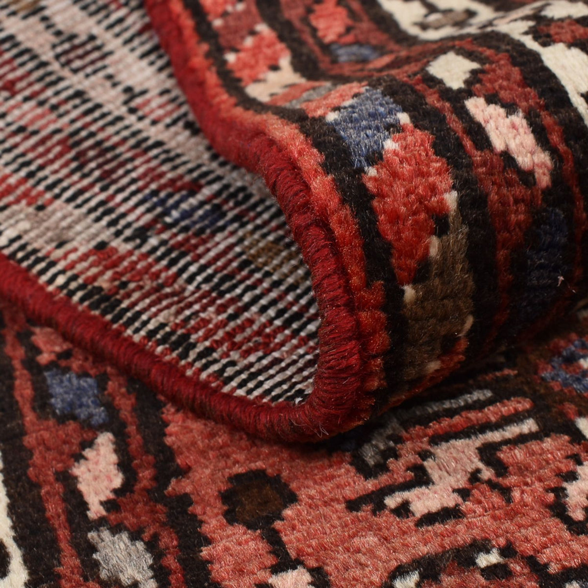 Tapis persan - Nomadic - 140 x 64 cm - rouge clair