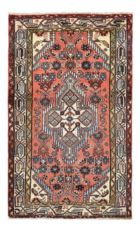 Tapis persan - Nomadic - 123 x 75 cm - rouge clair