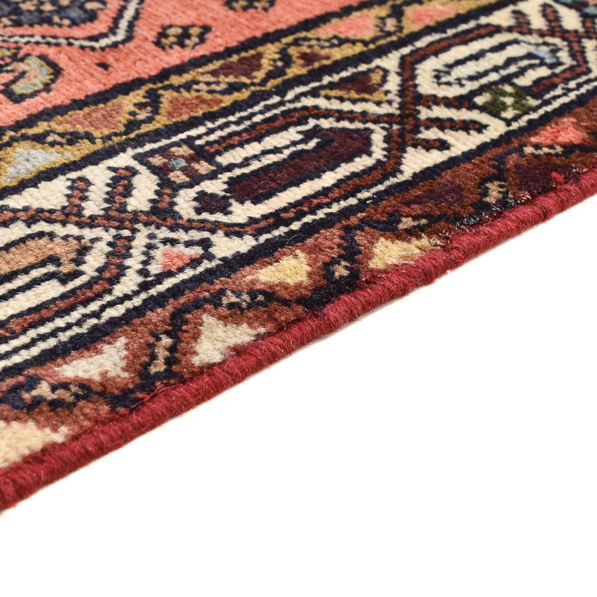 Tapis persan - Nomadic - 123 x 75 cm - rouge clair