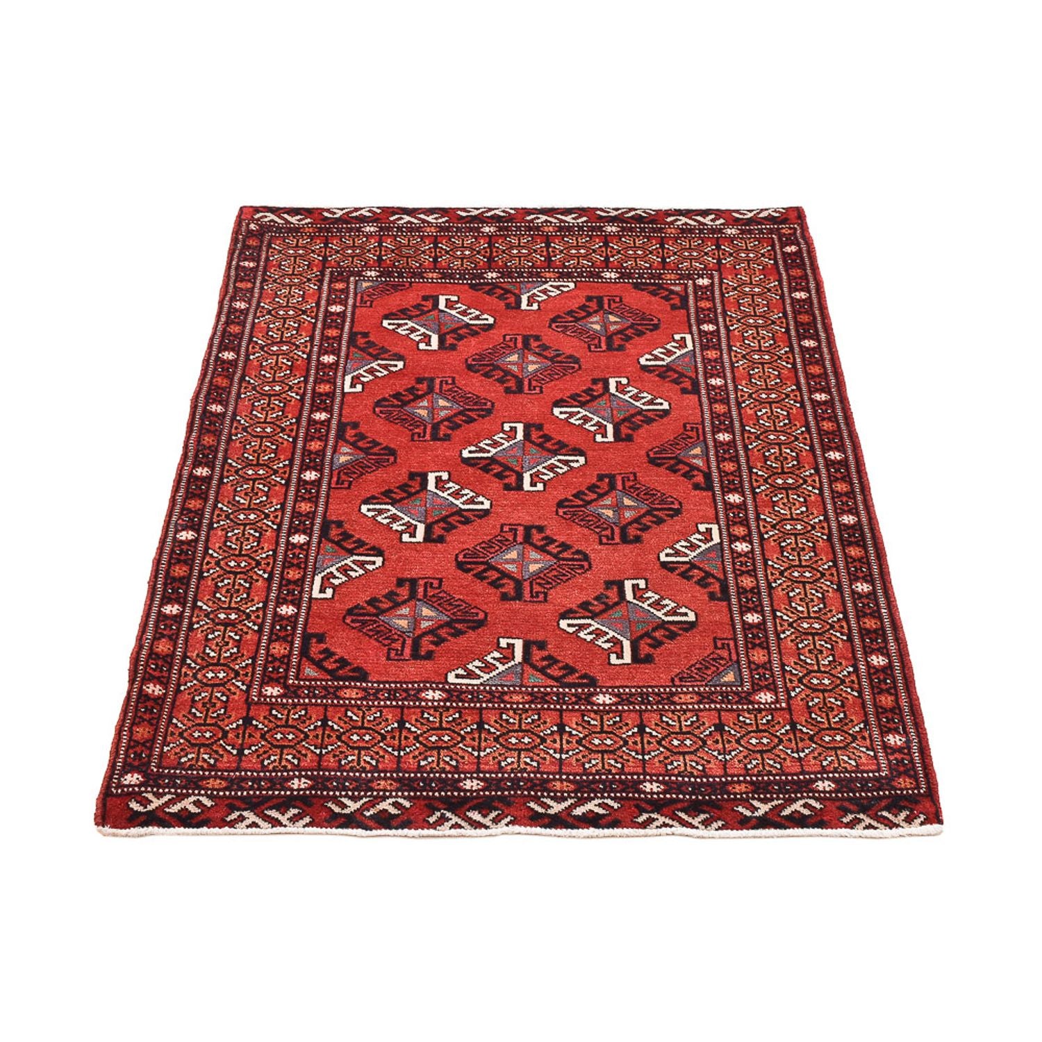 Tapis Turkaman - 115 x 85 cm - rouge
