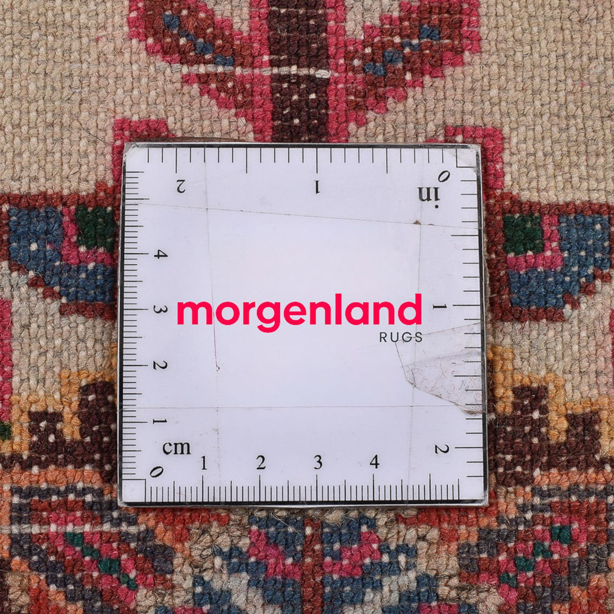 Tapis persan - Nomadic - 113 x 76 cm - rouge clair