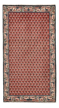 Tapis persan - Mir - 120 x 62 cm - rouge foncé