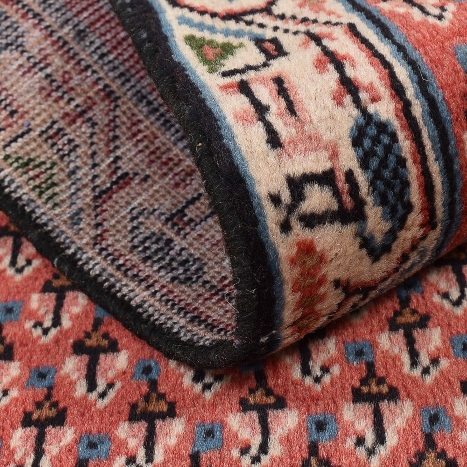 Tapis persan - Mir - 120 x 62 cm - rouge foncé